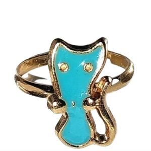 Super cute girls jeweled adjustable ring